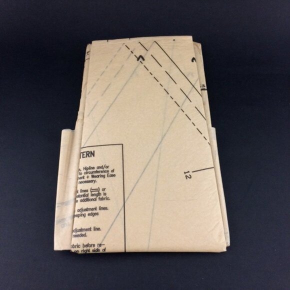 Easy Vogue Pattern 7524 Misses Long Evening Flared Skirt Uncut 12 14 16 Godets - Picture 9 of 12